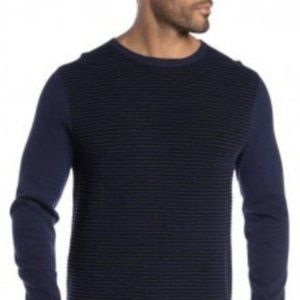 Navy and Black Striped Sweater